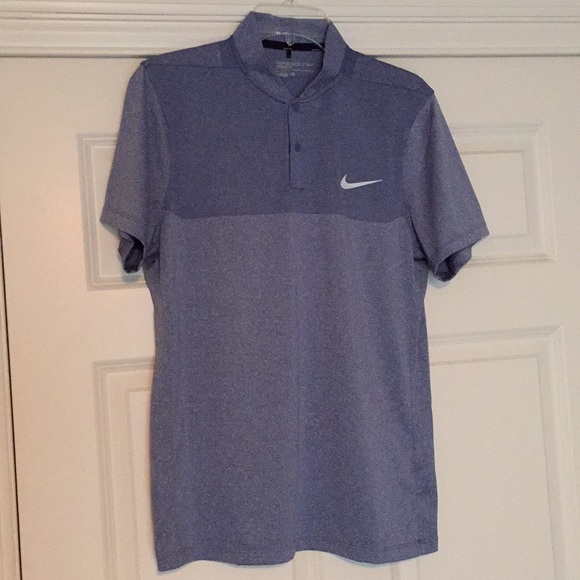 Nike Mm Fly Blade Golf Polo Sz M Fog 